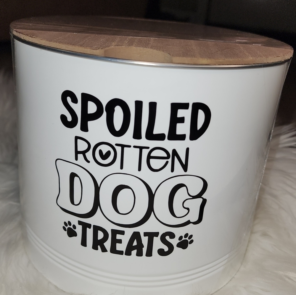 Dog Treat Holder, Pet Canister, Pet Treats, Spoiled Dog, Home Dog Treat …